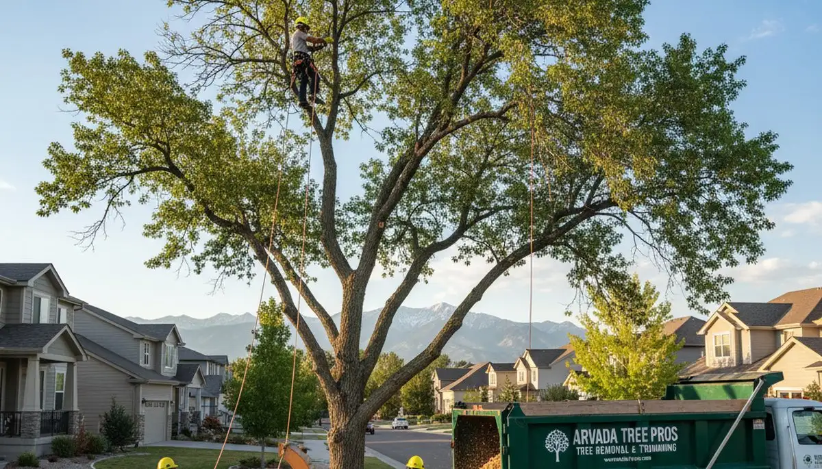 Professional tree removal service in Thornton, CO by certified arborists