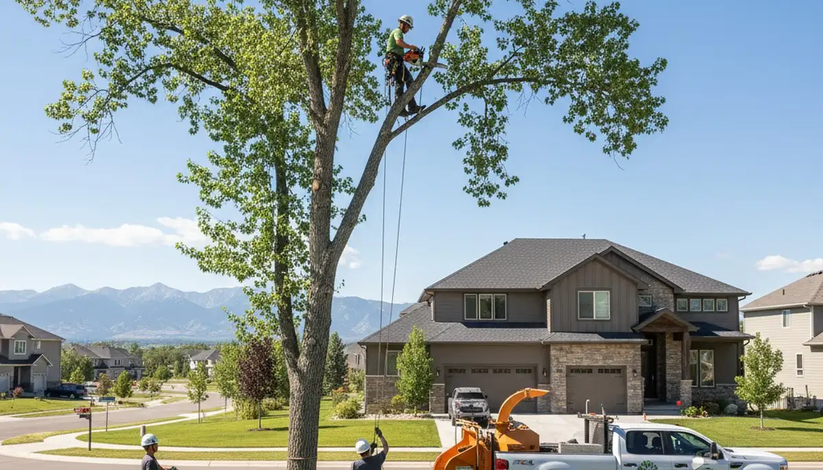 Professional tree removal service in Thornton, CO by expert arborists