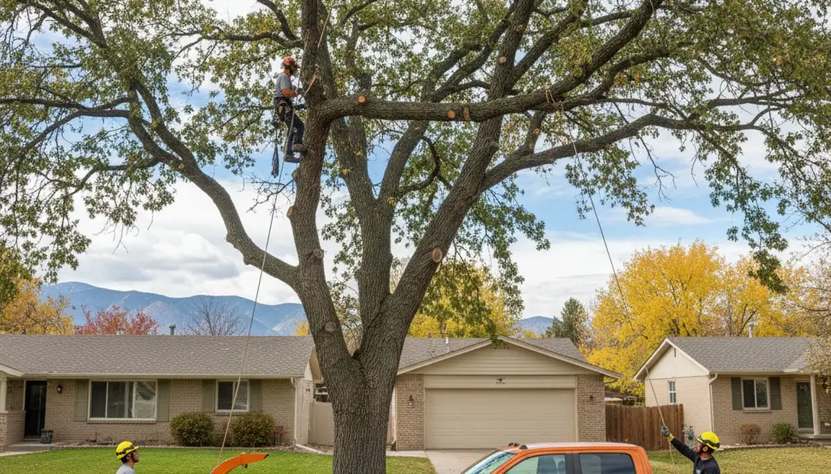 Professional tree removal service in Thornton, CO by certified arborists