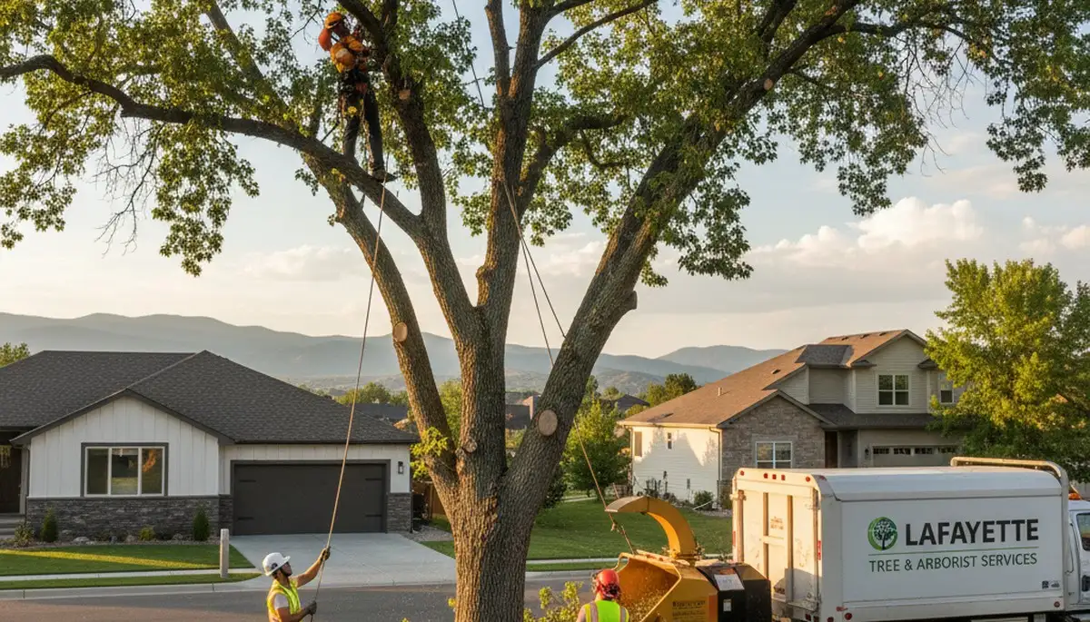 Professional tree removal service in Thornton, CO by certified arborists