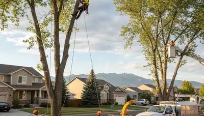 Professional tree removal service in Thornton, CO by certified arborists